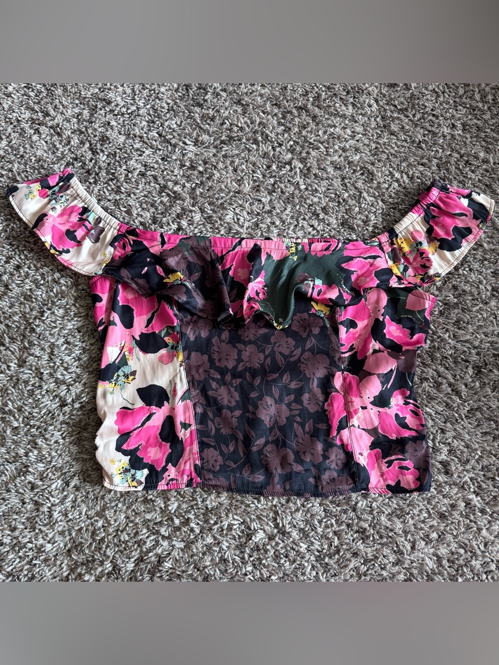 Free People "Mimi" Off-The-Shoulder Top